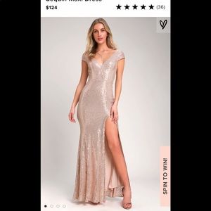 LULUS sequin dress